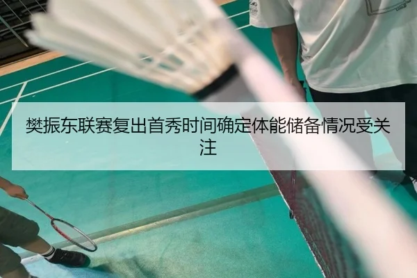 樊振东联赛复出首秀时间确定体能储备情况受关注